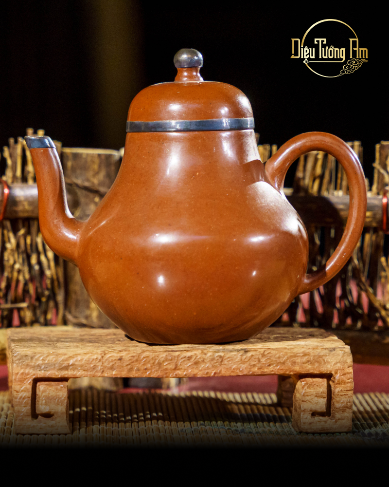 ẤM TRÀ TỬ SA BẠC DẬT CÔNG - NHẬP KHẨU - 100CC 328ATR021