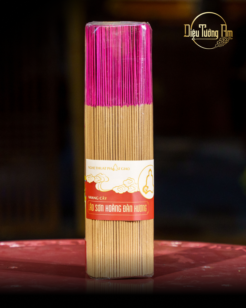 NHANG LÃO SƠN HOÀNG ĐÀN HƯƠNG - 25.5CM - HỘP 500G 351DHCS25-07