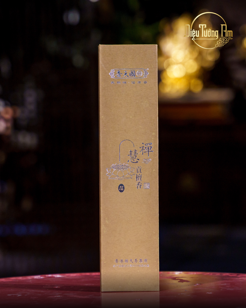 HỘP NHANG ĐÀN HƯƠNG THIỀN TUỆ CÔNG - 33 CM 351DHCS33-08