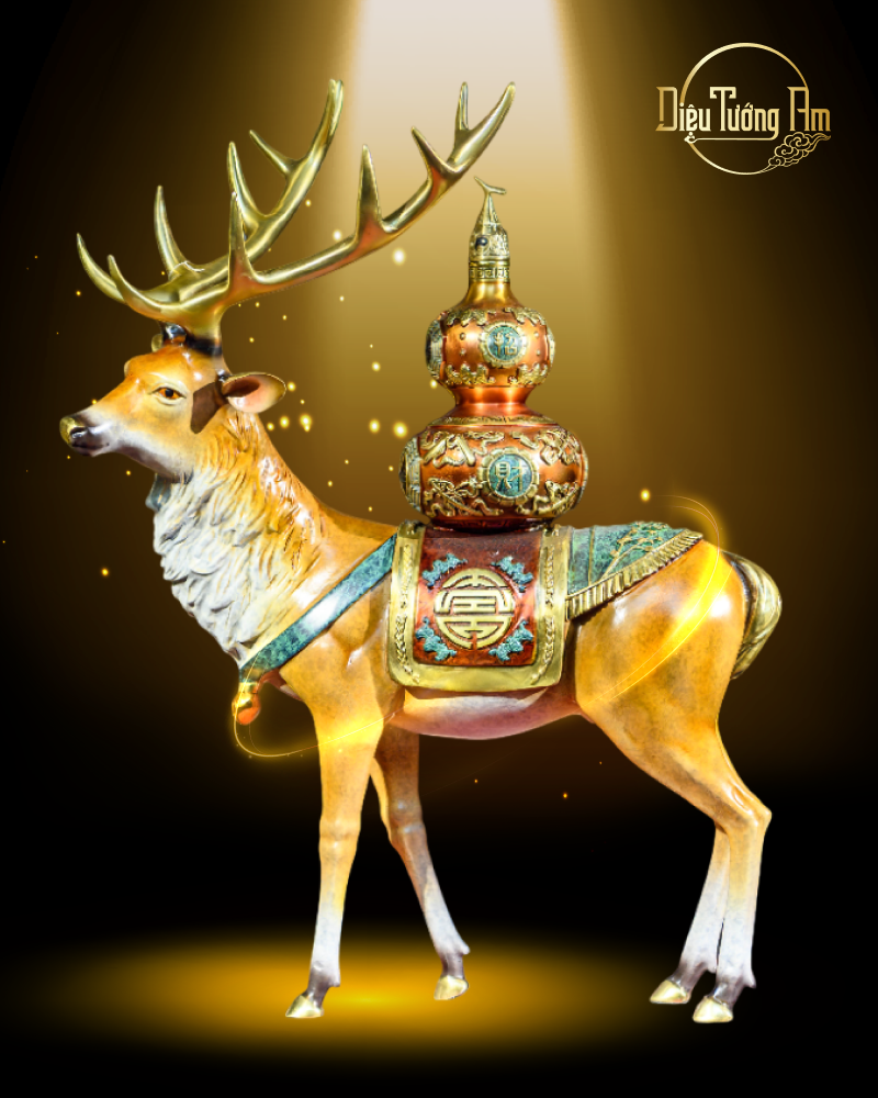 TƯỢNG PHÚC LỘC TRƯỜNG THỌ - CHẾ TÁC THỦ CÔNG K01-TLO062-02