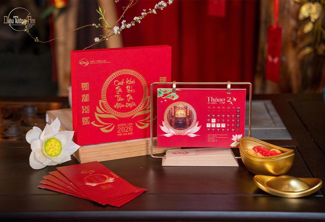 BỘ LỊCH “CANH TÂN TÂM NIỆM – KHAI PHÚC TÂN DUYÊN” – MỪNG XUÂN BÍNH NGỌ AN KHANG