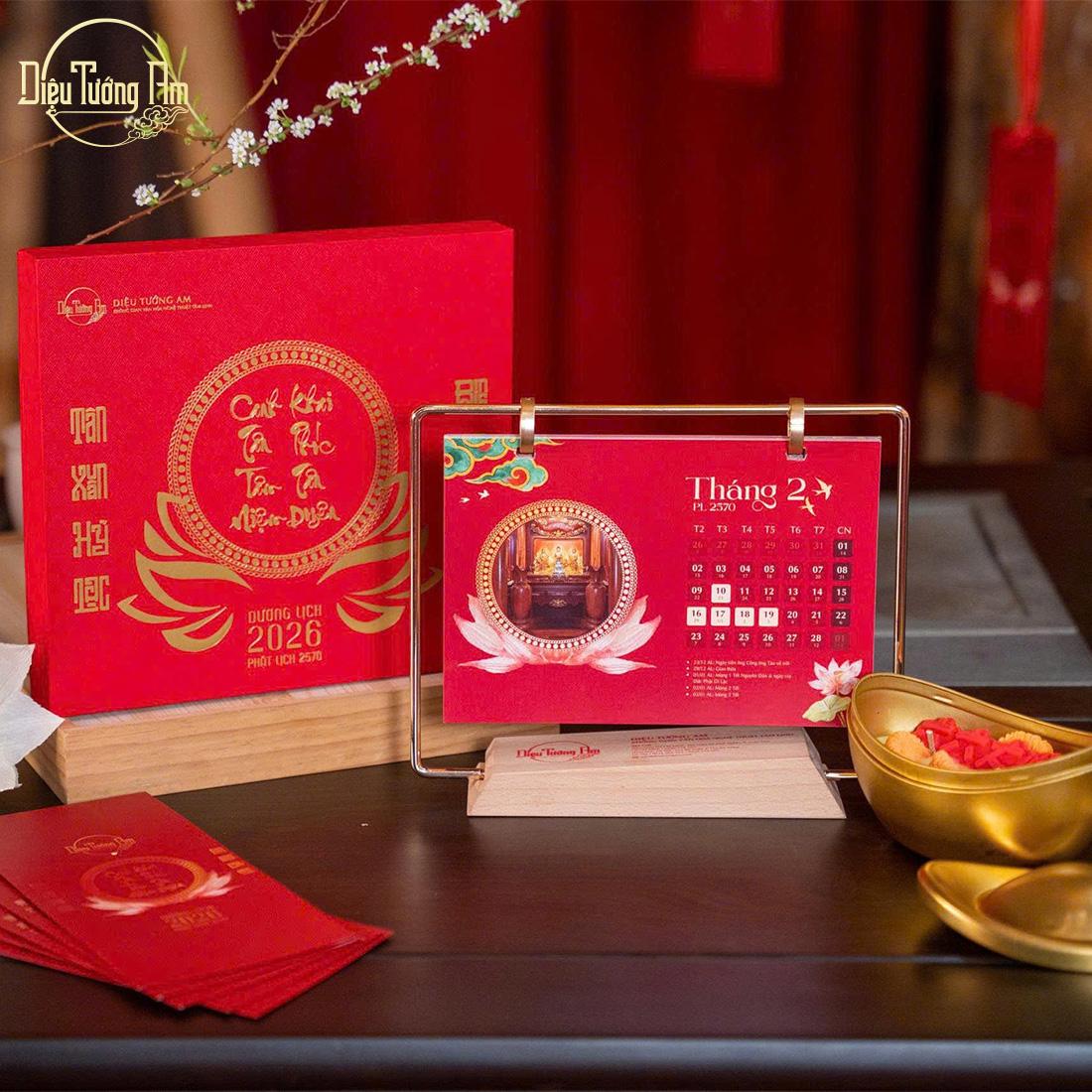 BỘ LỊCH “CANH TÂN TÂM NIỆM – KHAI PHÚC TÂN DUYÊN” – MỪNG XUÂN BÍNH NGỌ AN KHANG
