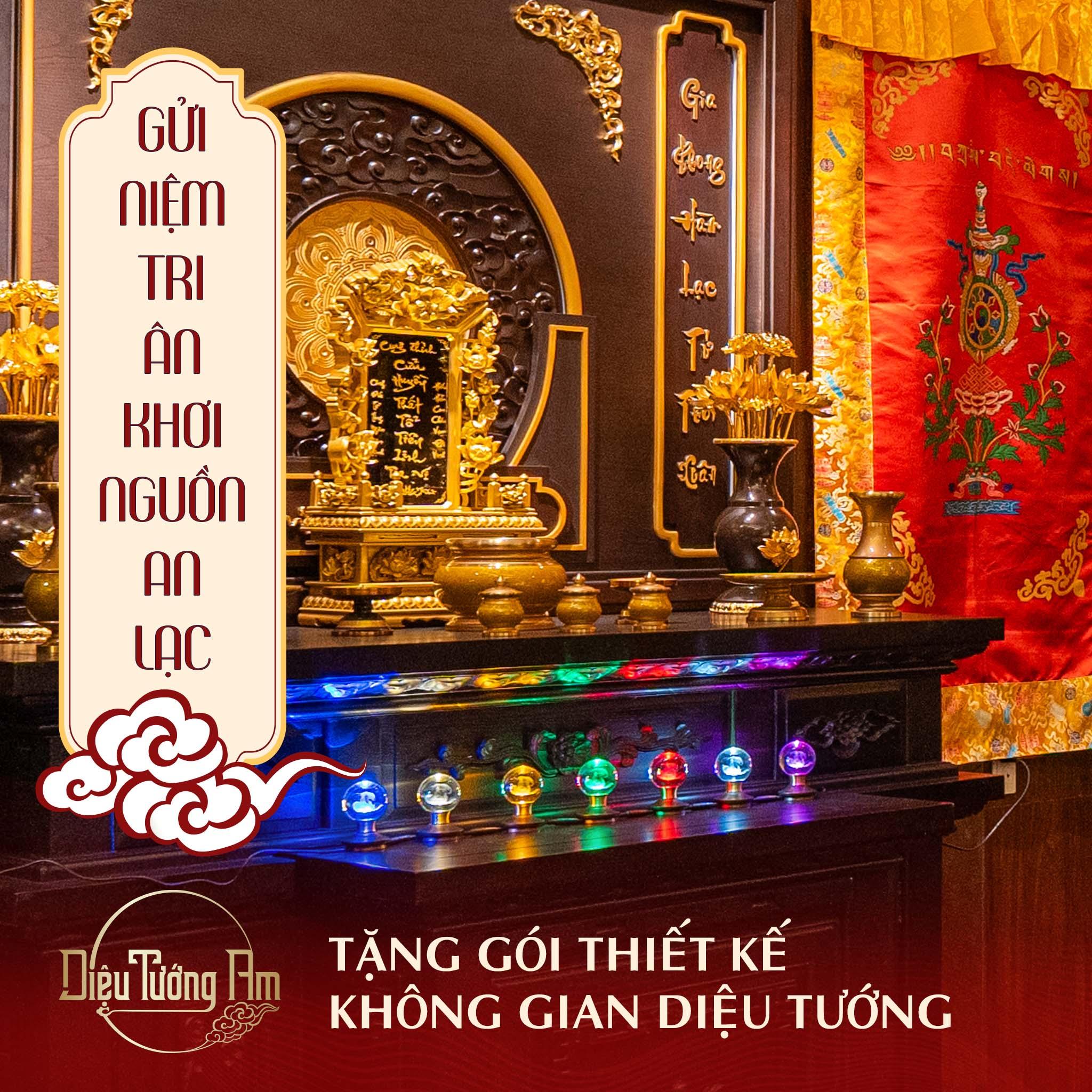 CHƯƠNG TRÌNH “GỬI NIỆM TRI ÂN - KHƠI NGUỒN AN LẠC”: TẶNG GÓI THIẾT KẾ KHÔNG GIAN DIỆU TƯỚNG