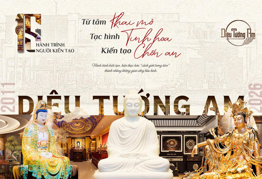 DIỆU TƯỚNG AM VÀ HÀNH TRÌNH 15 NĂM KIẾN TẠO KHÔNG GIAN SỐNG MANG CHIỀU SÂU TÂM THỨC